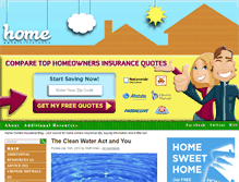 Tablet Screenshot of homeownersinsurance.org